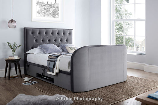 PAYDAY DEAL Lyon Media King TV Bed - Ottoman